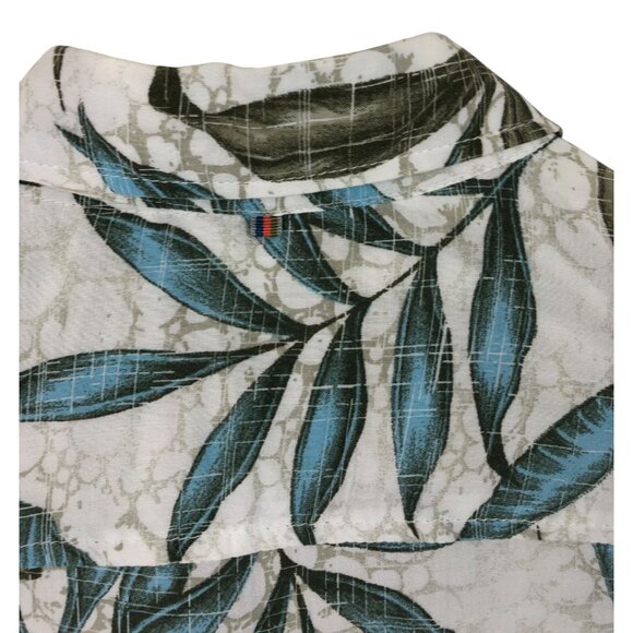 Margaritaville Mens Size Large Button Up Short Sleeve Shirt Tropical Theme - Picture 8 of 13